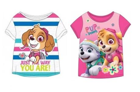 Dievčenské tričko paw patrol 02 - veľ.98-128, 98 / 110 / 122 / 128