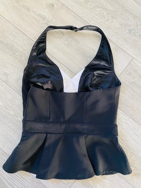 Čierny elegantný top, lipsy london,38