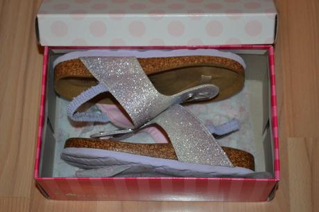 Sandálky trblietavé v.27, deichmann,27