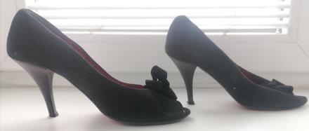 Dámske topánky na opätku 37, 37