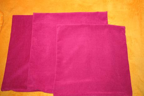 3 x látková obliečka na vankúš - cena spolu ,