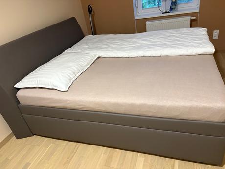 Manželská posteľ boxspring, 