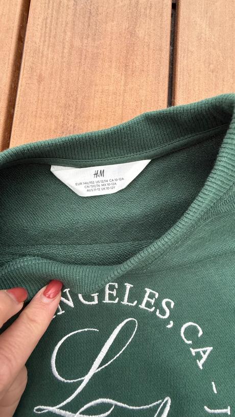 Mikina h&m zelena 146/152, h&m,146