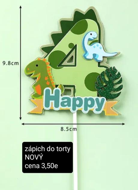 Párty dekorácie na tému dinosaury, 