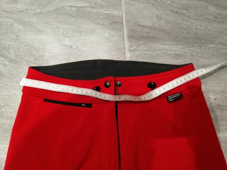 Softshell zimné červ.nohav.v36,10tis dýchat,elast., 36