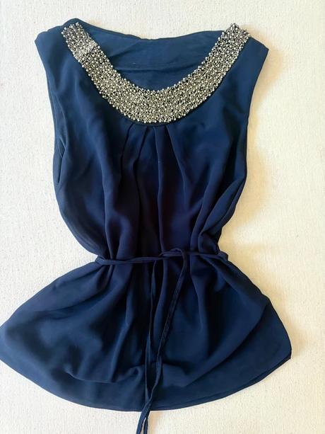 Blúzka s ozdobným golierom, s