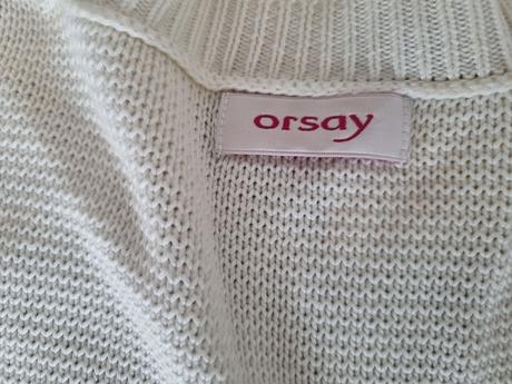 Maslový pletený svetrík orsay 38, orsay,38