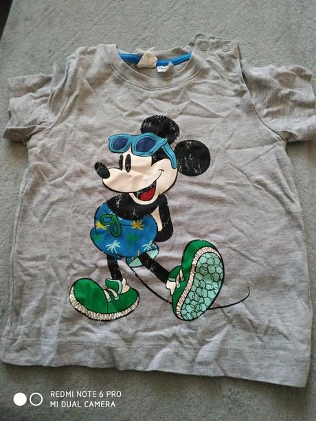 Tričko mickey, h&m,80