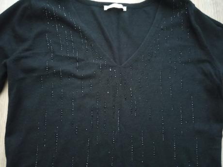 Elegant pulovrik s kamienkami, orsay,s