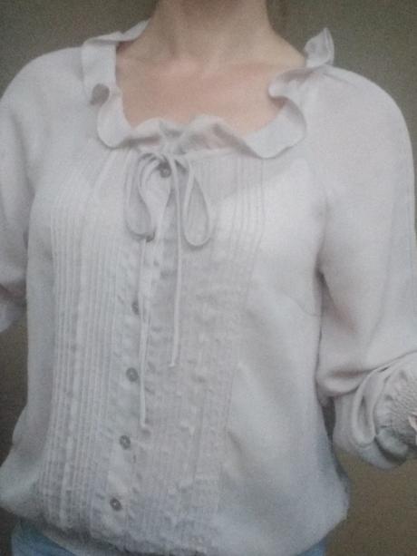 Krásna polopriehľadná blúzka 36/38, m