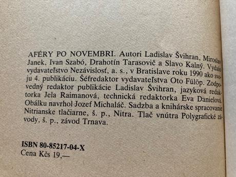 Aféry po novembri (1990),