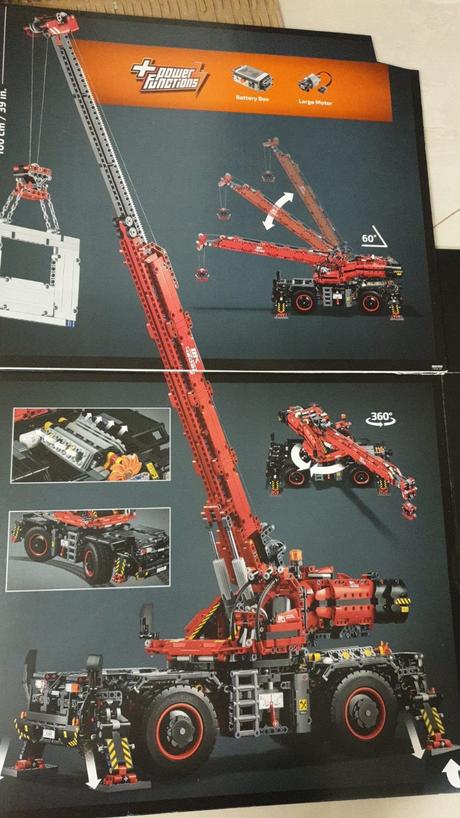 42082 lego technic - terénny žeriav  top  stav, 