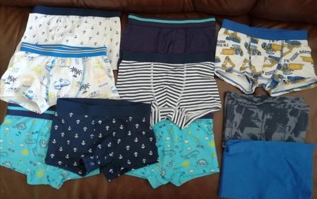 Slipy x8ks + tielka x2ks, h&m,110