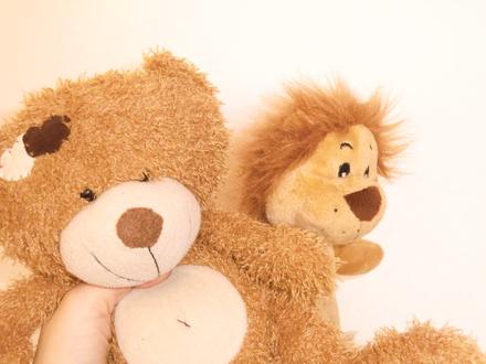 Plyšáčkovia mojkáči macko a levík,