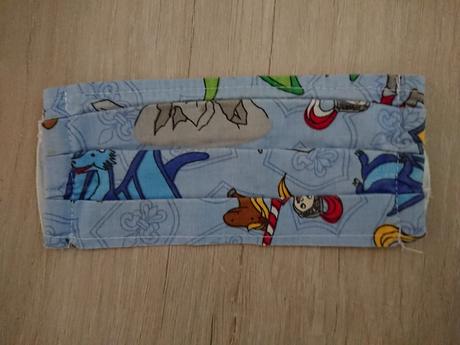 Bavlnené rúško pre deti rytier, 