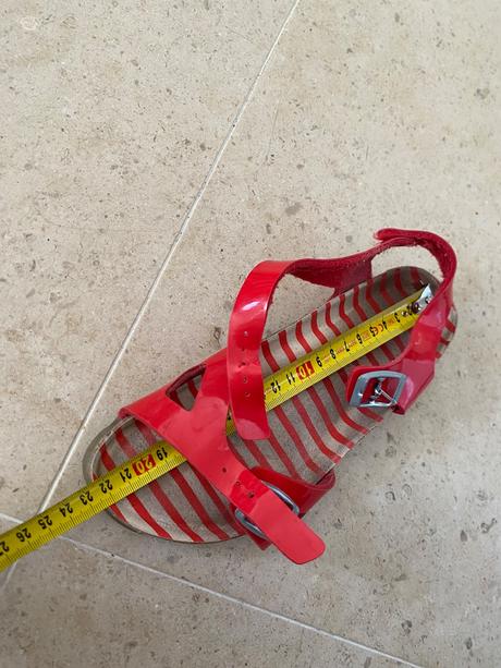 Červené sandálky superfit, superfit,35