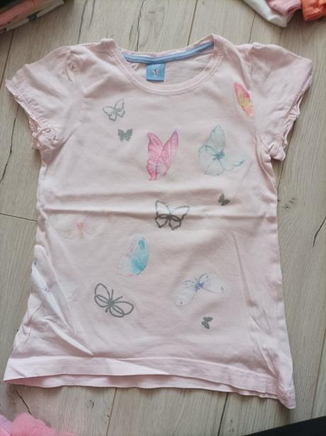 Dievčenské tričká 116/122 22kusov, reserved,116