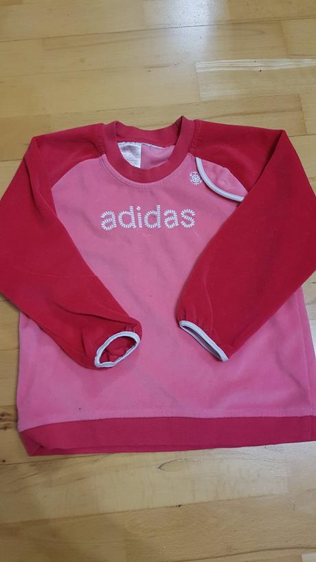 Mikina velurova, adidas,110