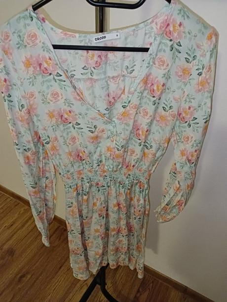 Šaty potlač kvety, m