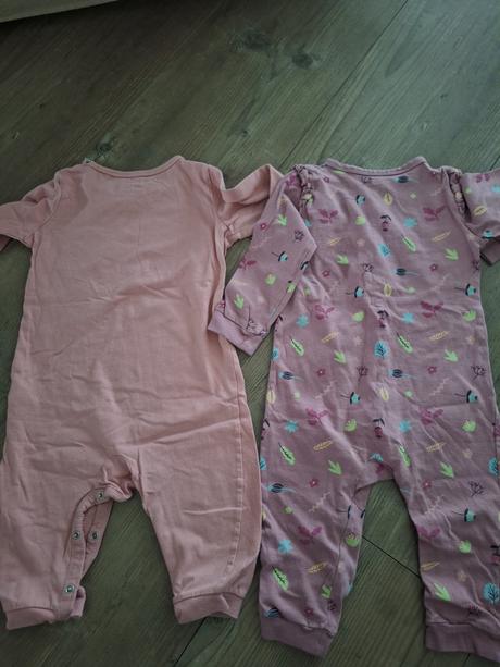2x jednodielne pyzamko 86, fox & bunny,86