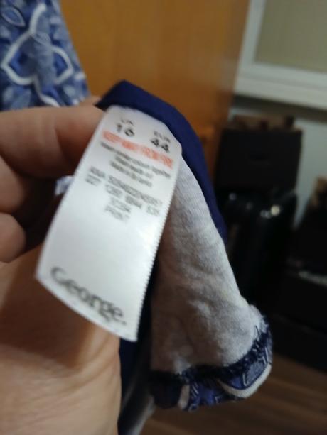 Modré tielko  zn.george, george,xxl