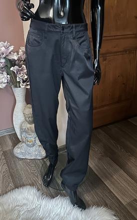 Rifľové nohavice s lesklou úpravou guess, guess,30