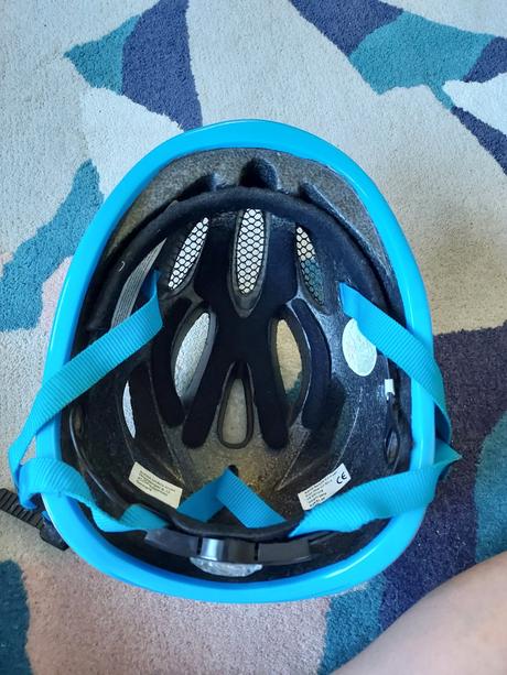 Detska helma alpina - super stav + rukavice, s