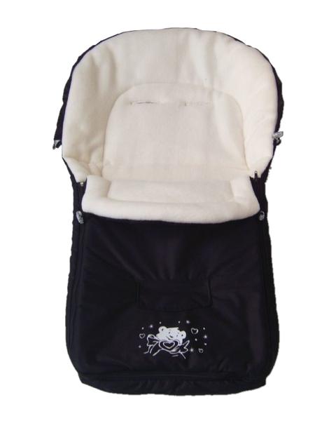 Fusak nestor fleece standard čierny, nestor