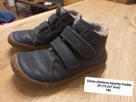 Zimne barefoot clenkove topanky froddo, 29, froddo,29