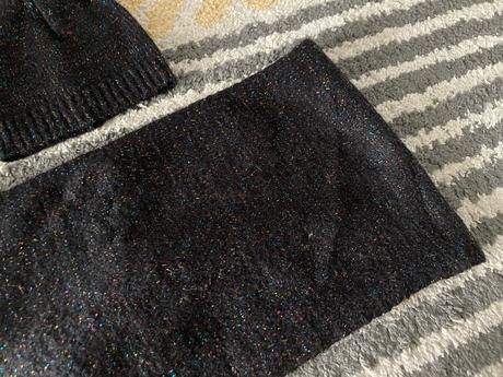 Trblietavý čierny set 110/122, reserved,110