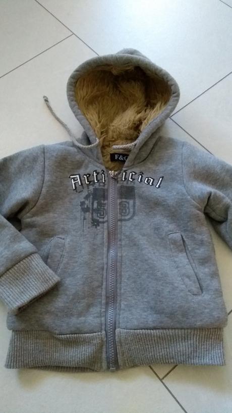 Hrubá mikinova bundička, f&g,92