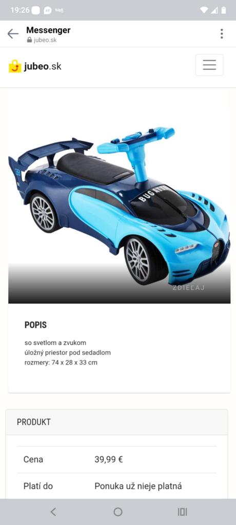 Odrážadlo bugatti, 