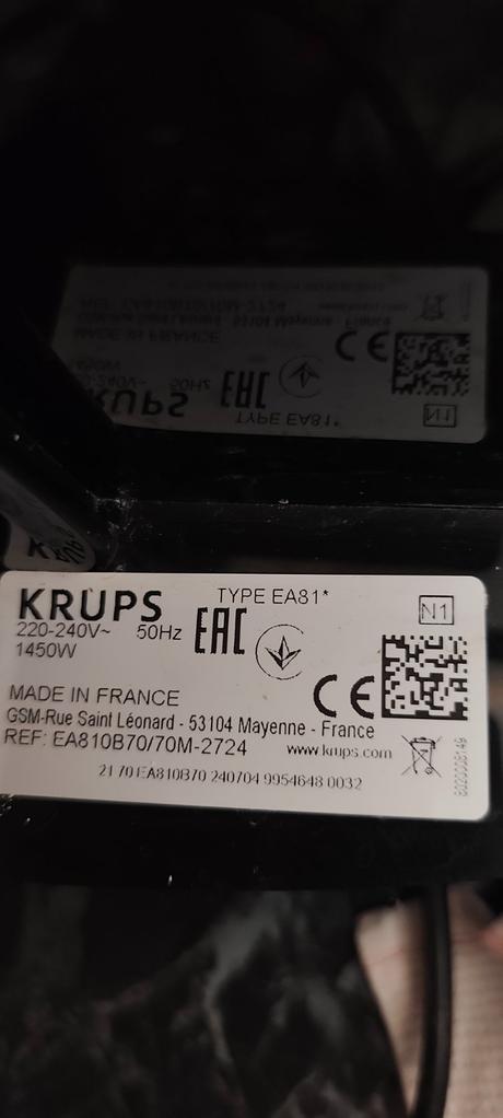 Kavovar krups ea 81, krups