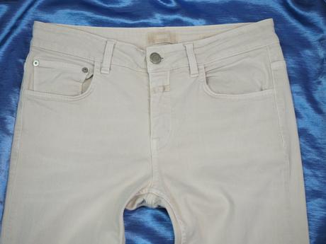 Luxusné béžové rifle closed, m