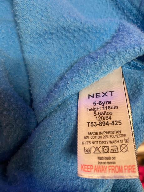 Modré šaty next, next,116