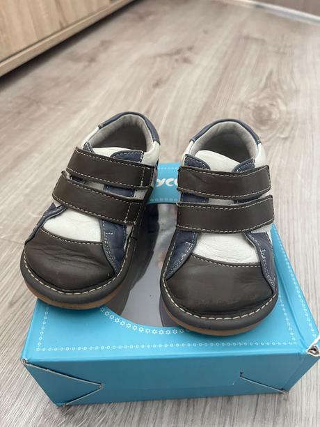 Pískacie kožené topánočky, freycoo,22