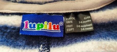 Flísový overal v. 62/68, lupilu,62