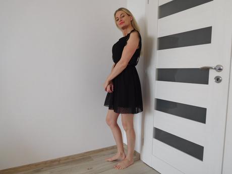 Šaty čierne, dámske 38,v, 36