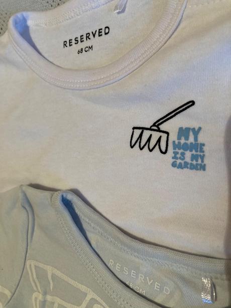 Body 2 ks krátky rukáv, reserved,68