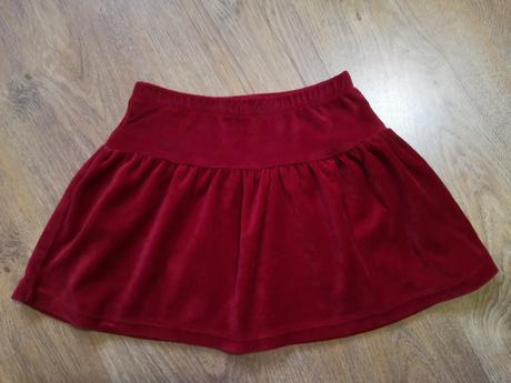 Velurova sukňa, h&m,110