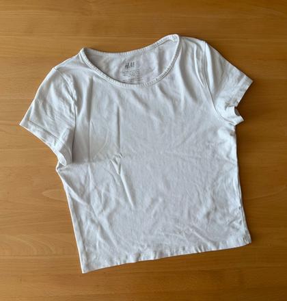 Basic biele tricko h&m, h&m,164