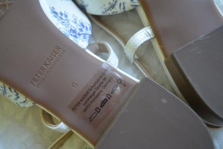 Kožené sandále peter kaiser aina, veľ. 39, 39