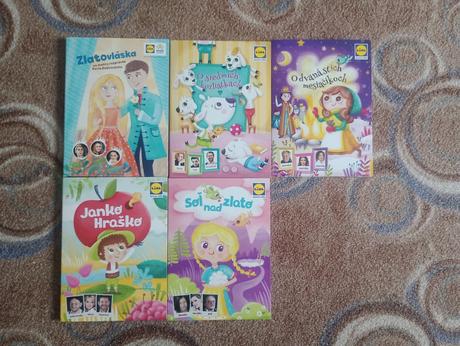 Cd s rozprávkami a pesničkami,
