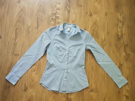 Modrobiela kosela, h&m,34