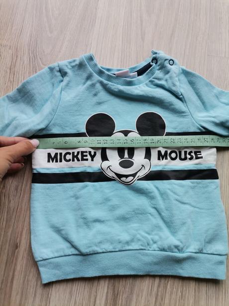 Chlapčenska mikina mickey bledomodrá, disney,80