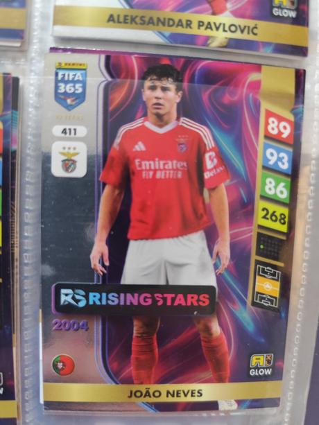 Futbalové kartičky fifa 365 2025 - rising stars, 