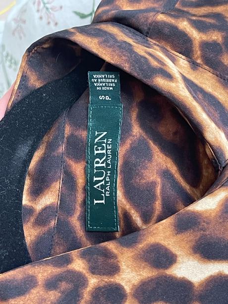 Ralph lauren tigrovana bluzka/kosela, ralph lauren,s