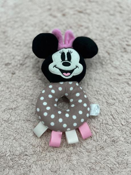 Plyšová hrkálka s motívom minnie mouse, 