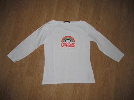 Biele tričko s dúhou v. 146, marks & spencer,146