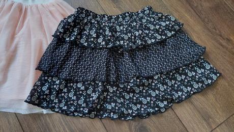 Tylová sukňa 2ks - 122/128, h&m,122